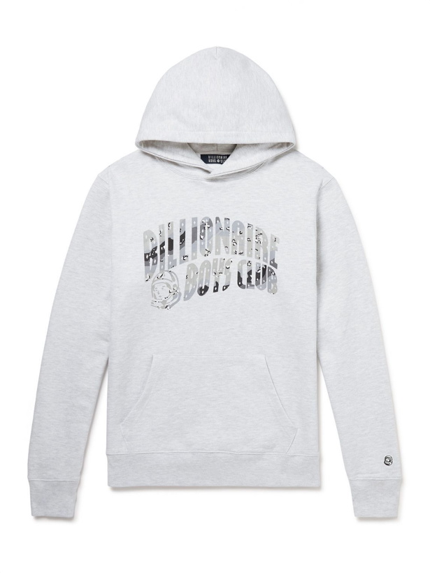 Photo: Billionaire Boys Club - Logo-Print Cotton-Jersey Hoodie - Gray