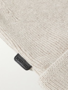TOM FORD - Ribbed Cashmere Beanie - Neutrals