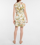 Erdem - Vacation Maui floral linen shorts