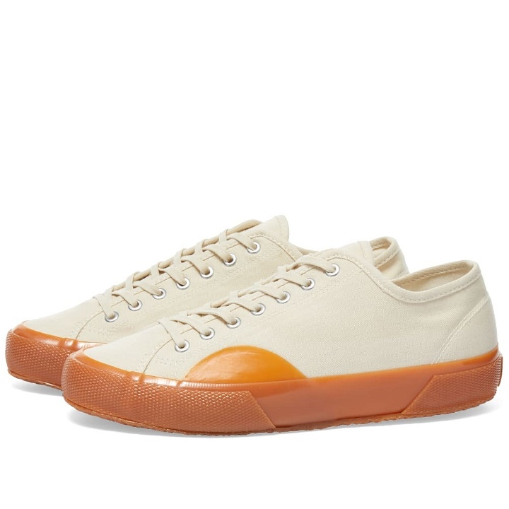 Photo: Artifact by Superga Men's 2431-D Canvas Sneakers in White/Gum