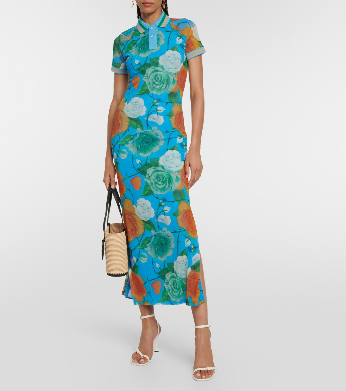 Loewe Floral mesh maxi dress Loewe