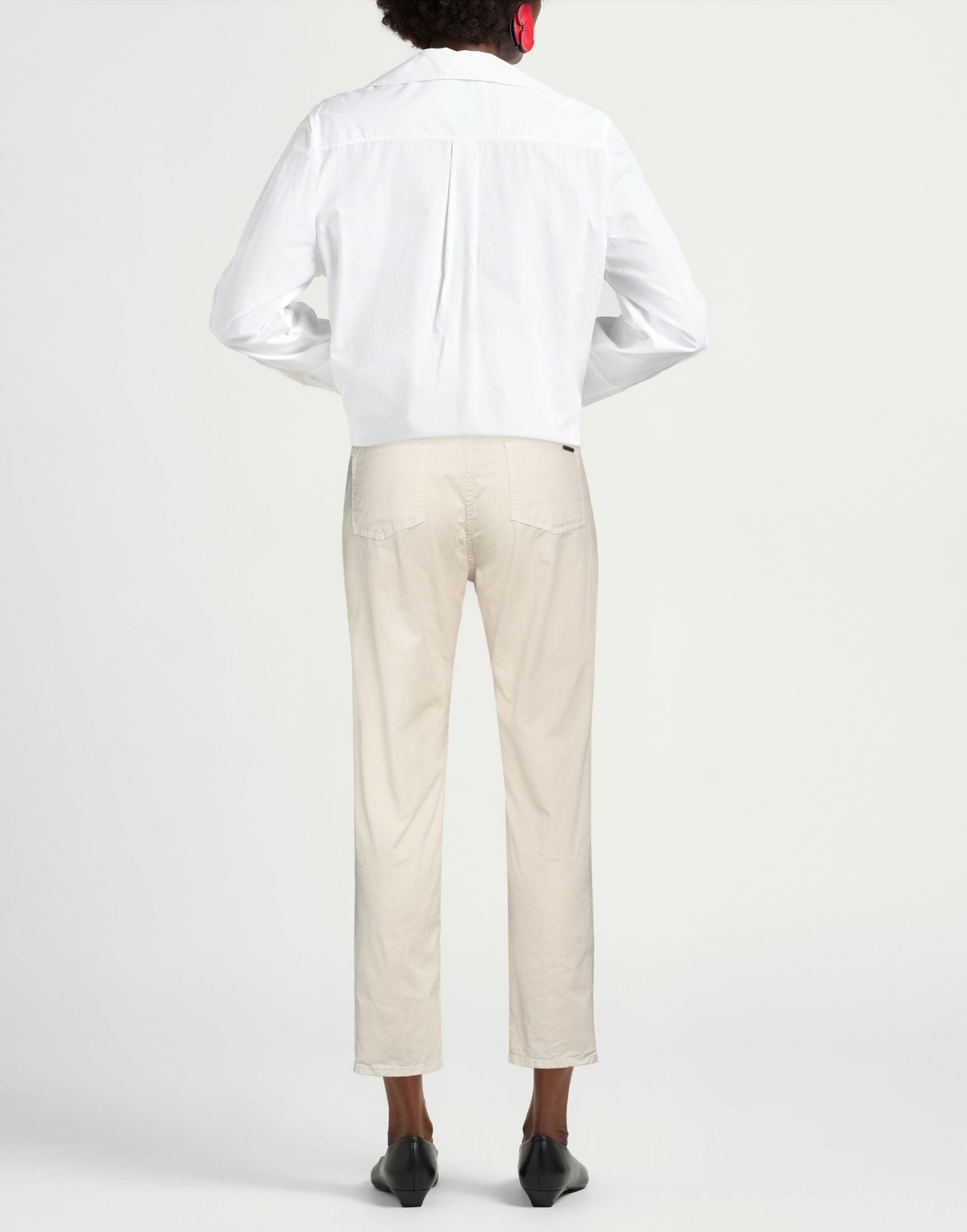 Peserico Womens Pants in Off white