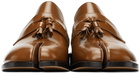 Maison Margiela Brown Tassel Tabi Loafers