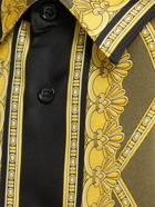 VERSACE Informal Printed Silk Twill Shirt