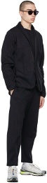 BYBORRE Black Weight Map Suit Blazer