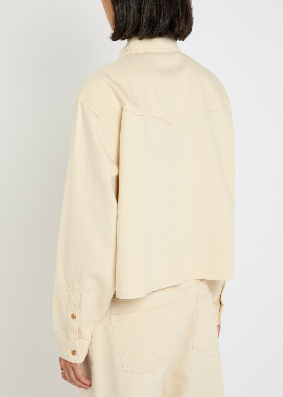 Skall Studio Dolly Denim Shirt Ecru