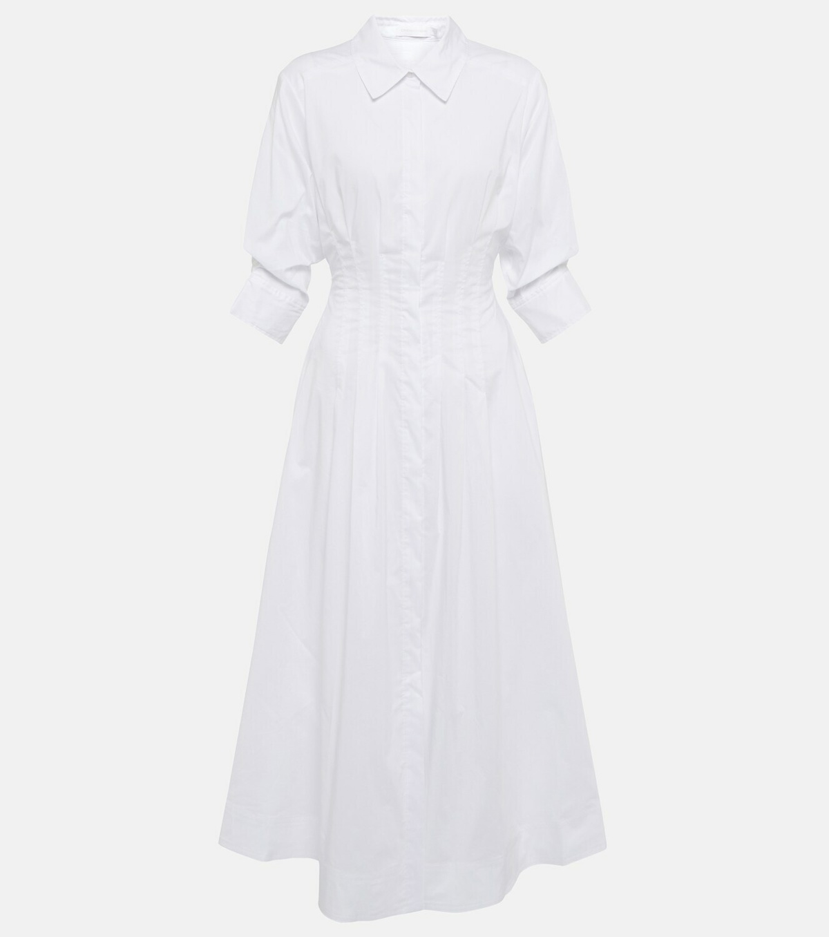 Simkhai - Jazz cotton-blend poplin shirt dress Simkhai