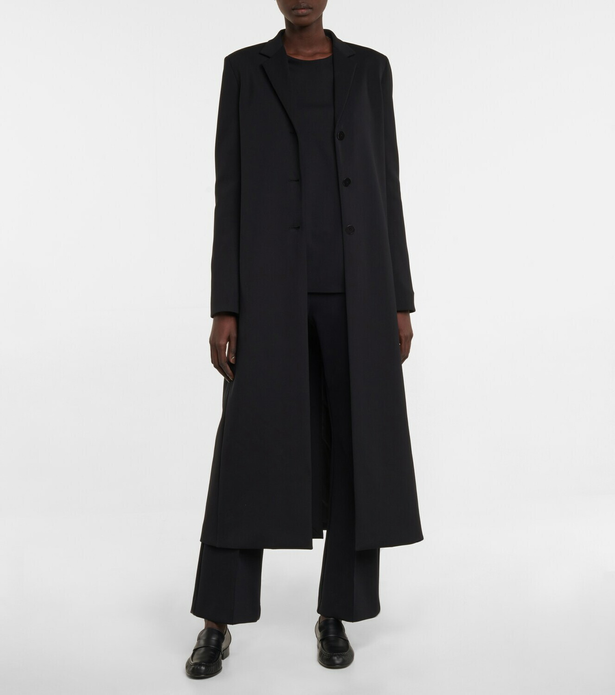 THE ROW パンツ Beca high-rise nylon-blend pants 742327 Beca high-rise nylon-blend pants in black - The Row | Mytheresa