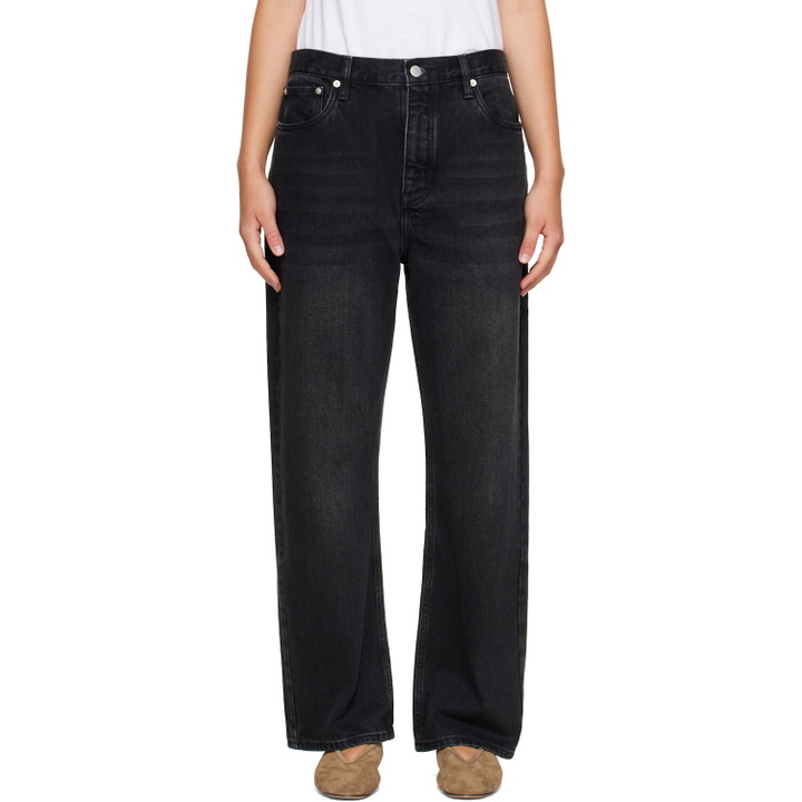 Photo: Studio Nicholson Black Denjo Straight Leg Jeans