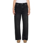 Studio Nicholson Black Denjo Straight Leg Jeans