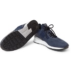 Tod's - Sportivo Suede and Neoprene Sneakers - Navy