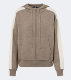 Fusalp Nymira wool-blend zip-up hoodie