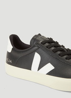 Campo Leather Sneakers in Black