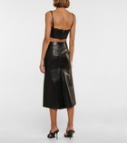 Alexander McQueen - Leather bustier