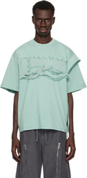 Ottolinger Blue Distressed Oversized T-shirt