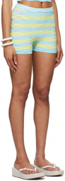 Gimaguas SSENSE Exclusive Blue & Yellow Été Shorts