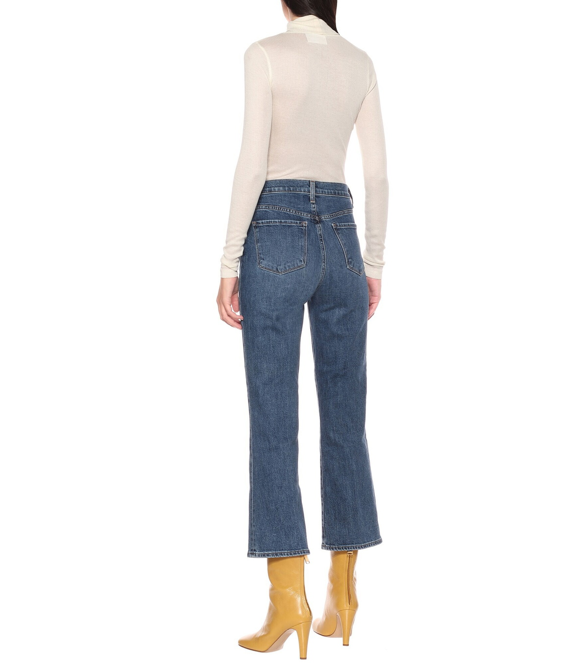 J Brand - Julia high-rise cropped jeans