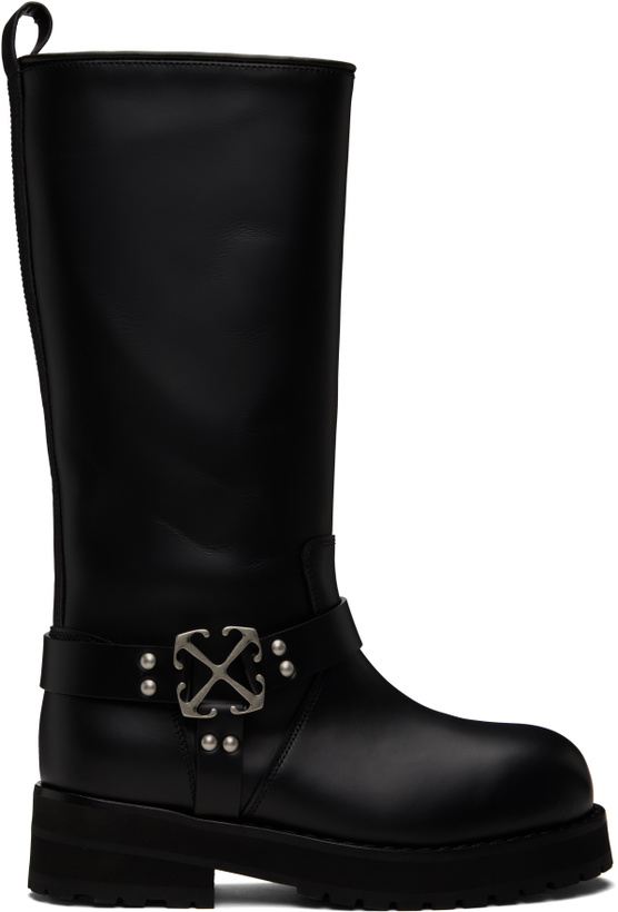 Photo: Off-White Black Off Track Boots