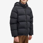 Burberry Men's Check Hood Puffer Jacket in Black/Charcoal