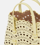 Alaïa Mina 16 Vienne Wave leather tote bag