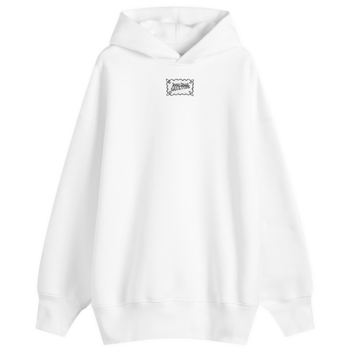 Photo: Jean Paul Gaultier Women's Oversized Hoodie in White&Black