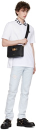 Versace Black Medusa Biggie Messenger Bag