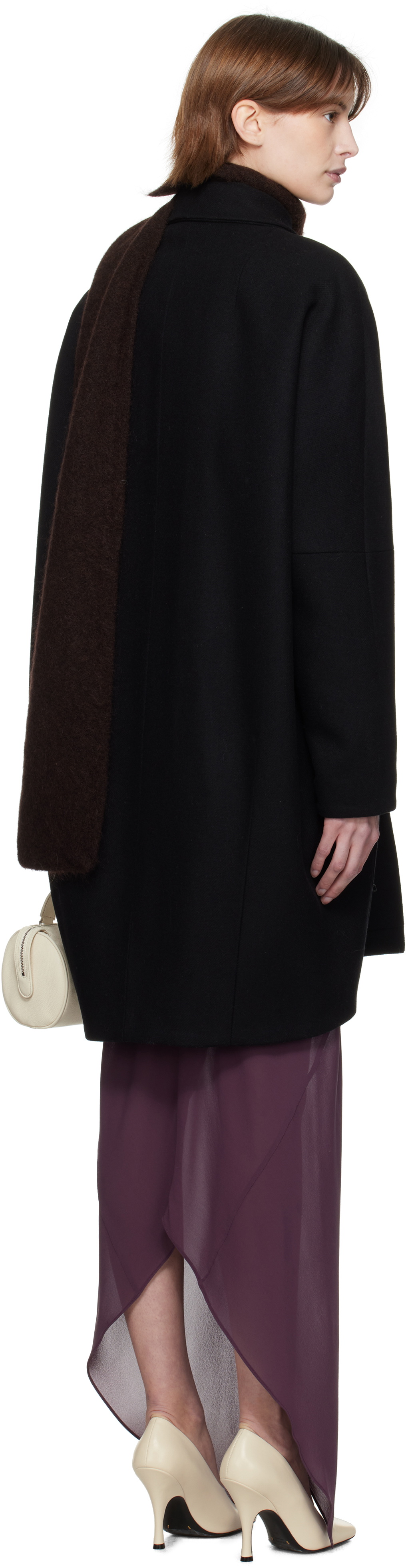 AARON ESH Black Keyhole Coat