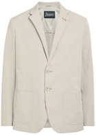 Herno Seersucker Blazer Grey
