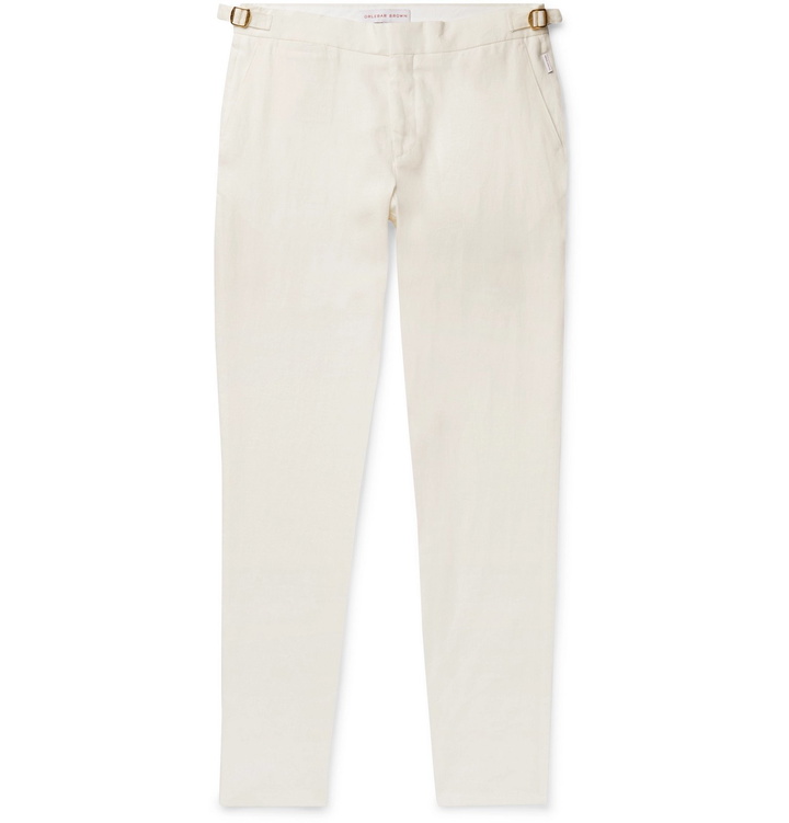 Photo: Orlebar Brown - Griffon Linen Trousers - Neutrals