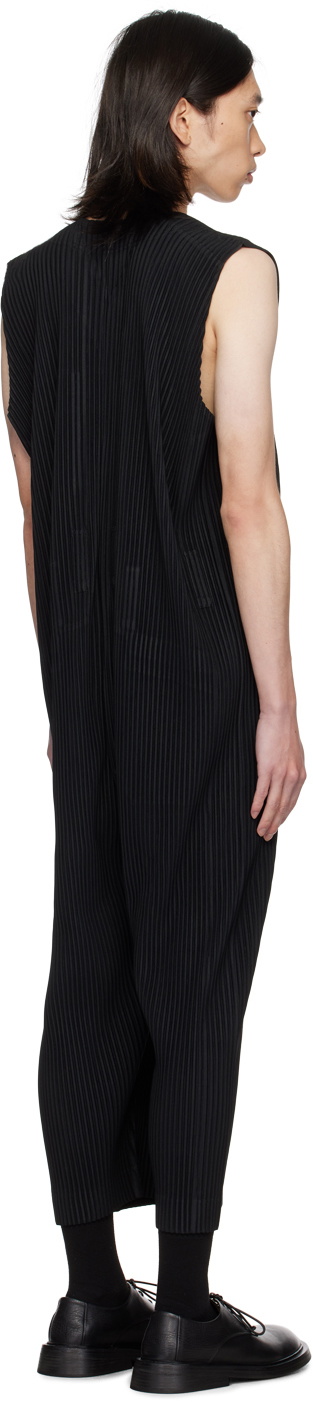 HOMME PLISSÉ ISSEY MIYAKE Black Pleats Bottoms 1 Jumpsuit