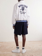 Polo Ralph Lauren - Wimbledon Logo-Embroidered Striped Cotton Blouson Jacket - White