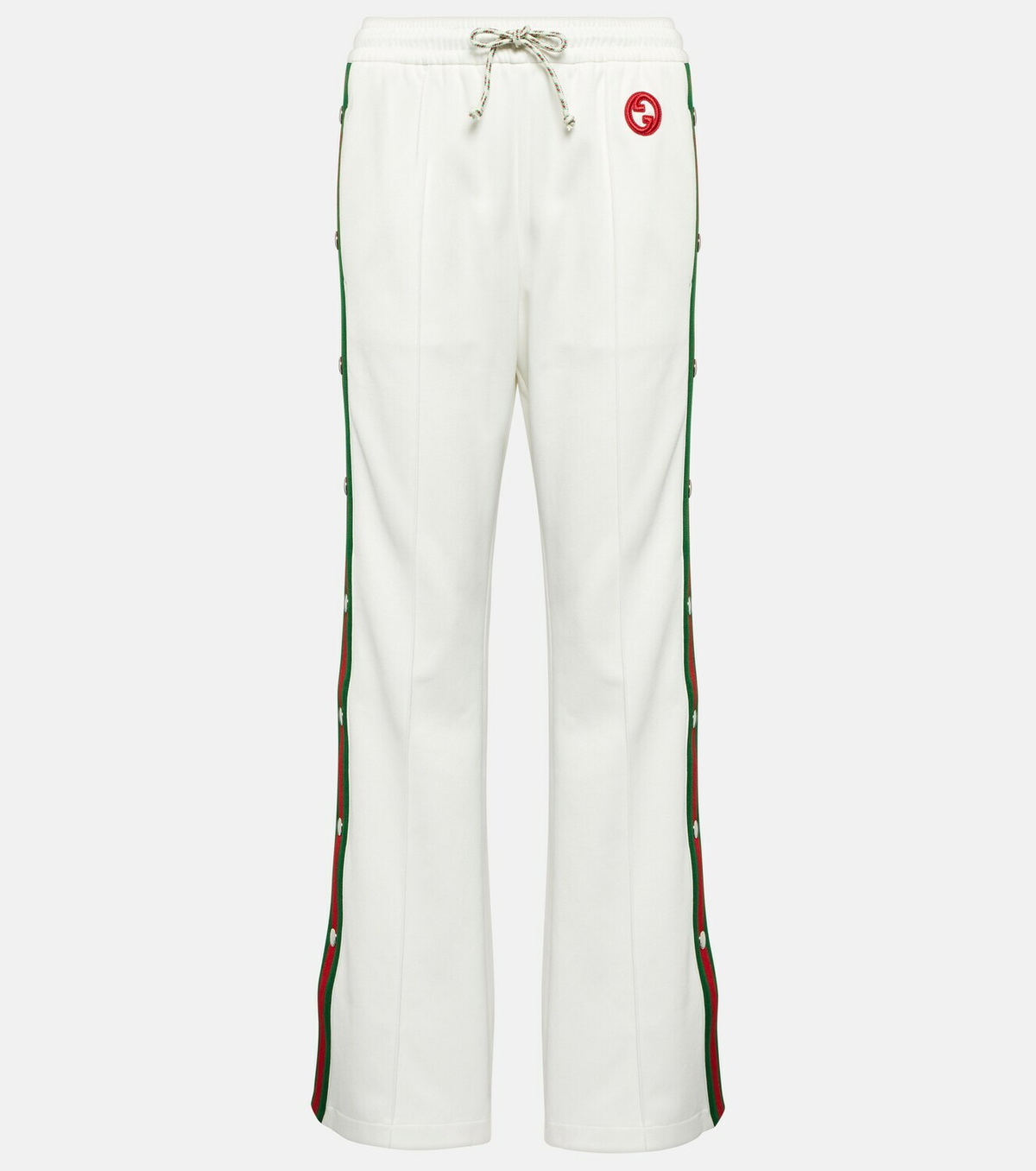 GUCCI★素敵！INTERLOCKING G LOGO WHITE COTTON SWEATPANTS s-l400.jpg