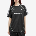 Adidas Women's Short Sleeve Football Jersey in Black