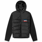 Moncler Grenoble Men's Padded Knit Jacket in Black