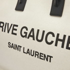 Saint Laurent Men's Rive Gauche EW Tote Bag in Natural