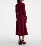 Etro Silk, wool, and cashmere shirt dress
