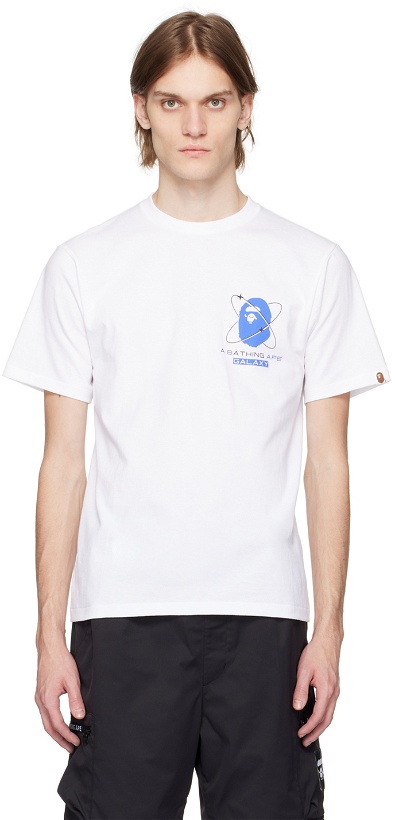 Photo: BAPE White Galaxy T-Shirt