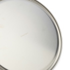 Service Projects Round Steel Tray 300 in Brushed Steel 