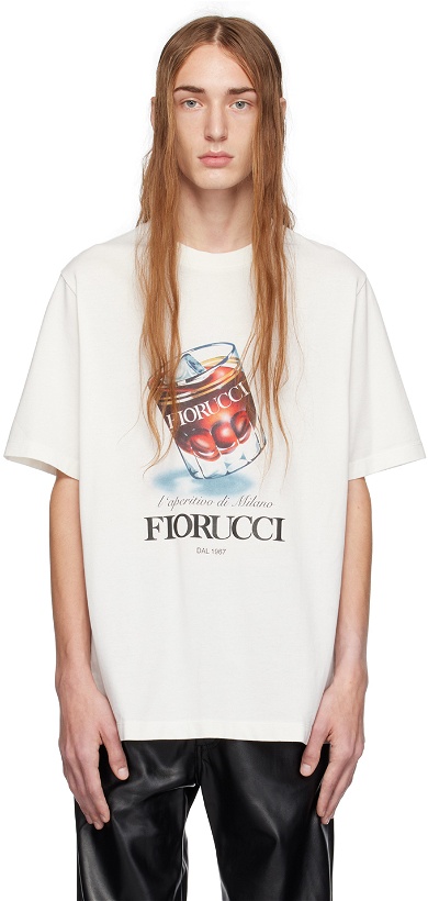 Photo: Fiorucci White 'L'aperitivo' T-Shirt