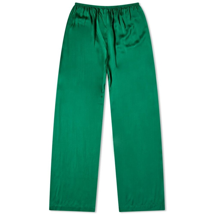 Photo: DONNI. Women's Silky Simple Pant in Ivy