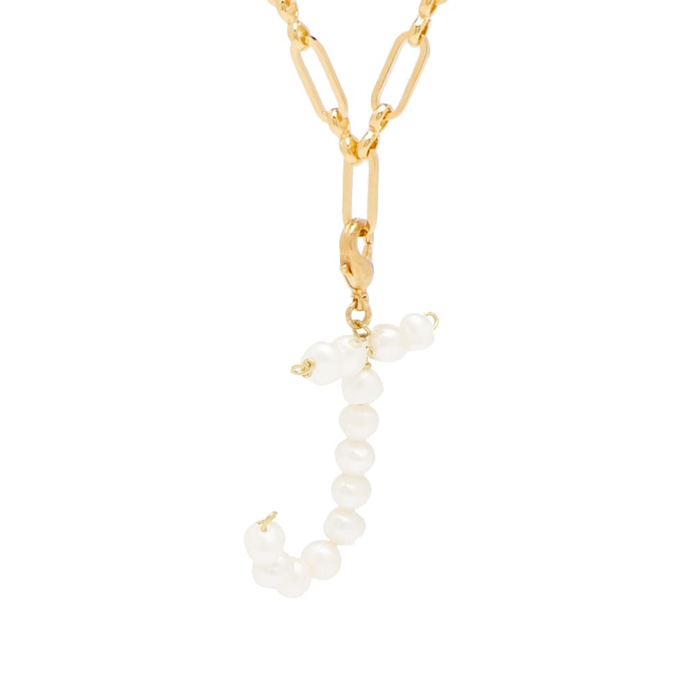 Timeless Pearly Women s Initial Pearl Necklace in J Timeless Pearly