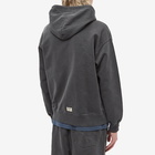 Nigel Cabourn Men's Embroidered Arrow Zip Hoody in Black