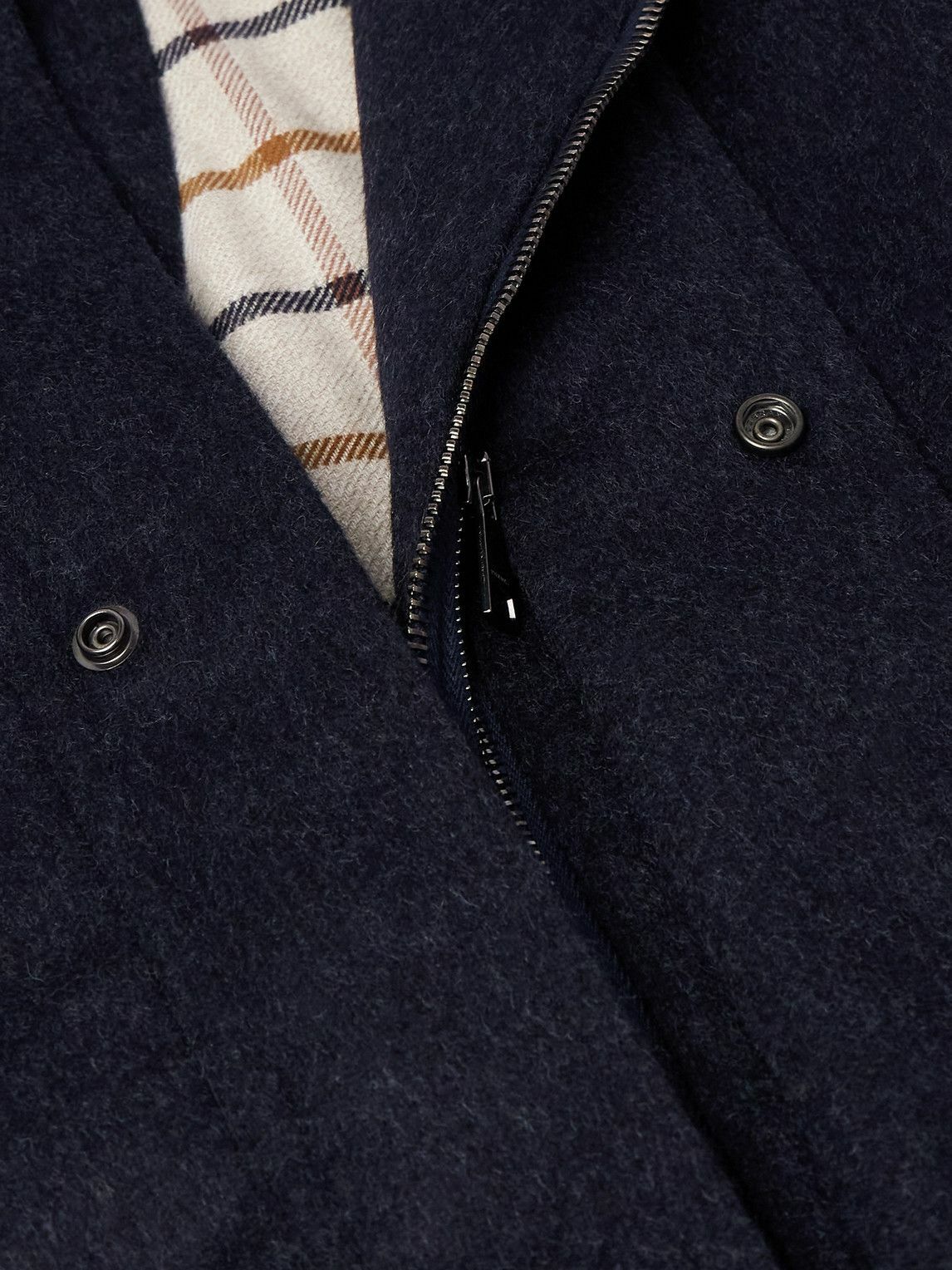 Purdey - Wool and Alpaca-Blend Field Coat - Blue