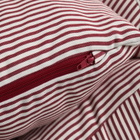 HAY Dog Bed - Medium in Red/White Stripe 