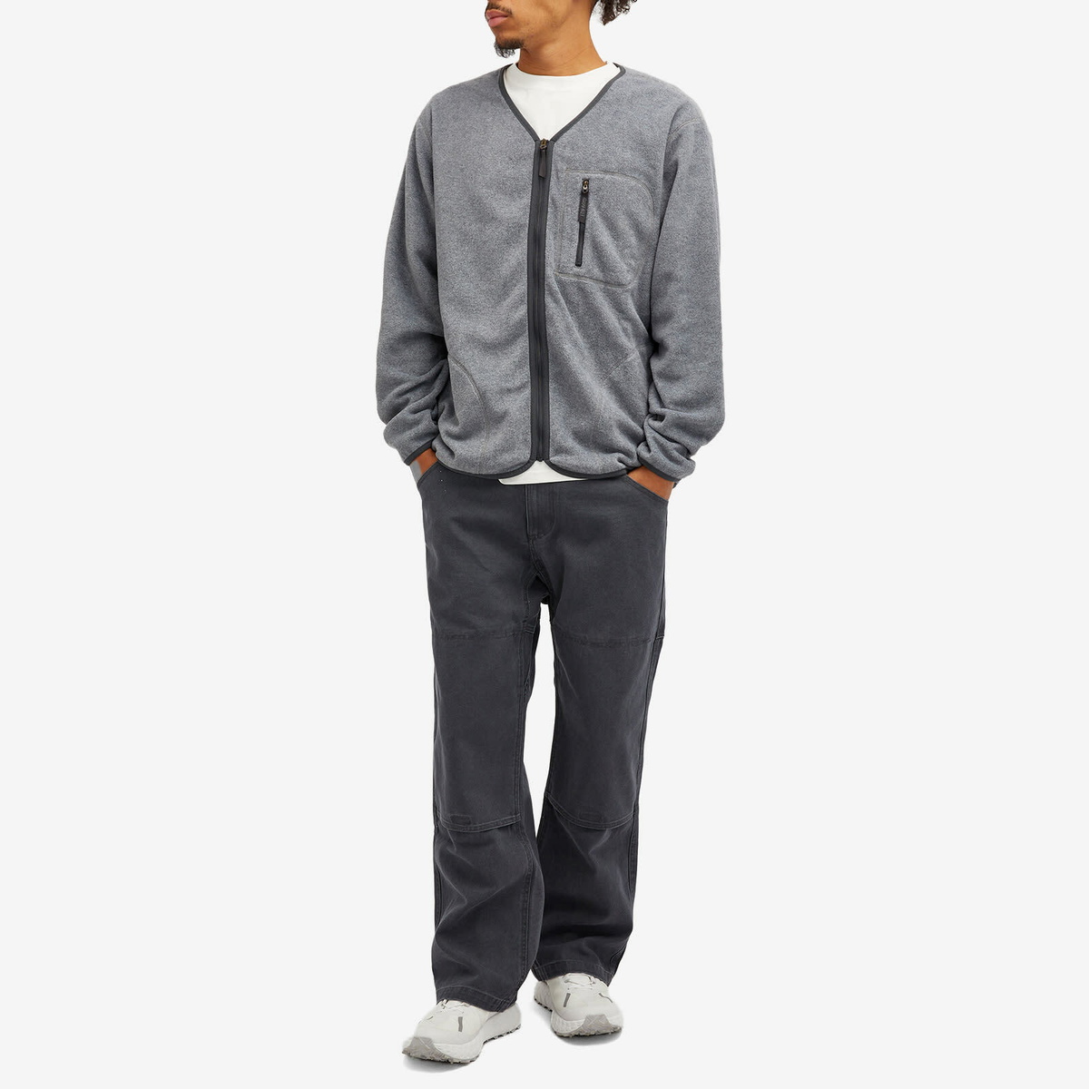 Fleece Cardigan - Chai