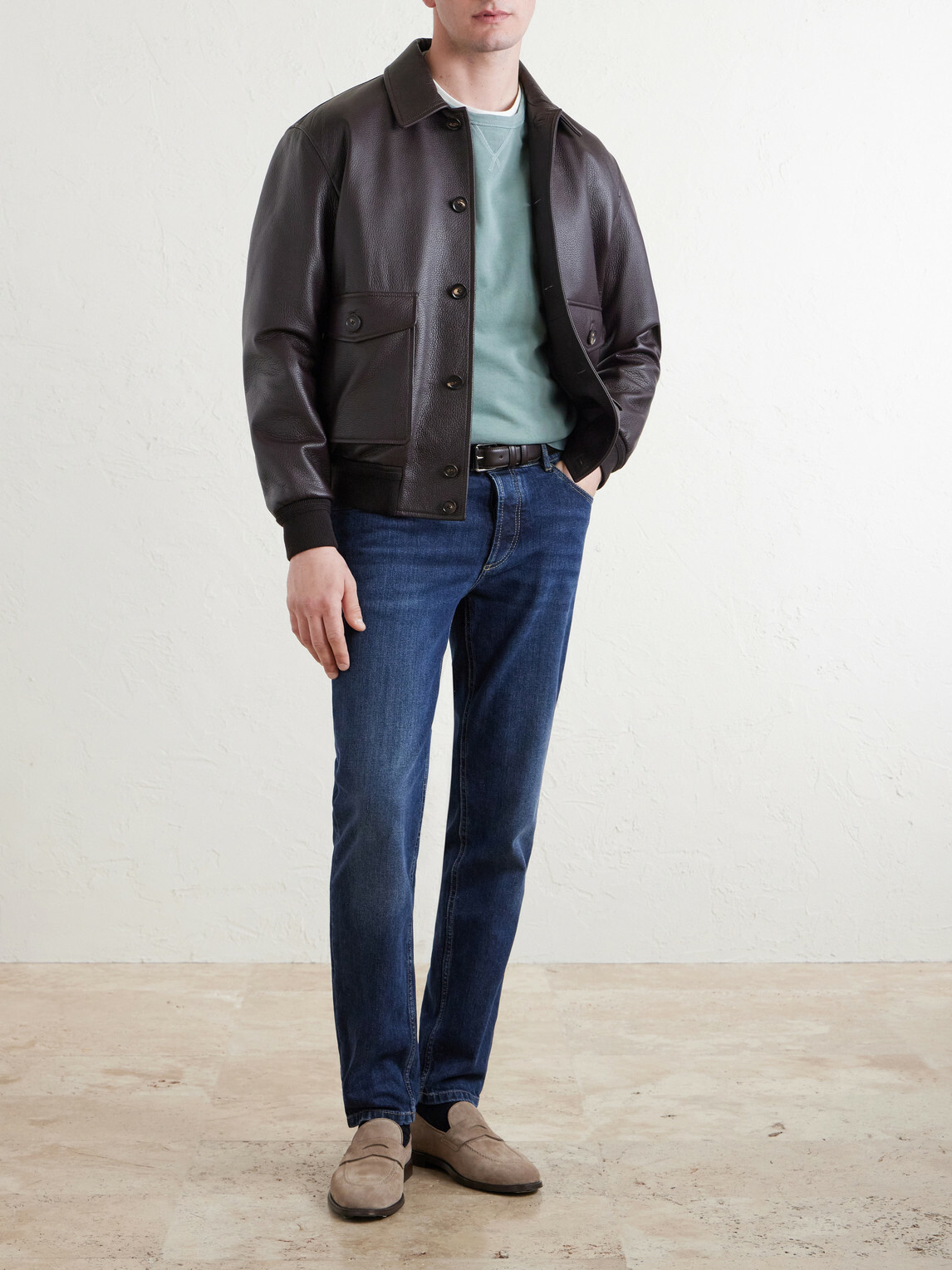 Hartford - Cotton-Jersey Sweatshirt - Green