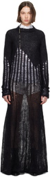 Ann Demeulemeester Black Paiva X-Long Maxi Dress