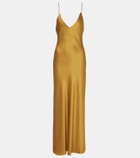 Blazé Milano Novalis Manipur satin slip dress