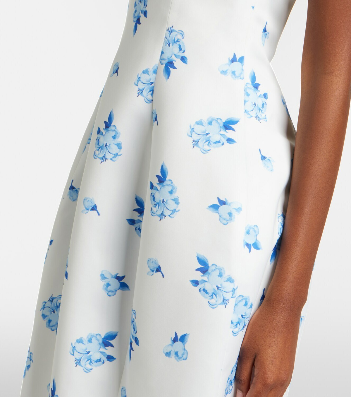 Leo Lin Jessica floral bustier gown