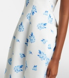 Leo Lin Jessica floral bustier gown